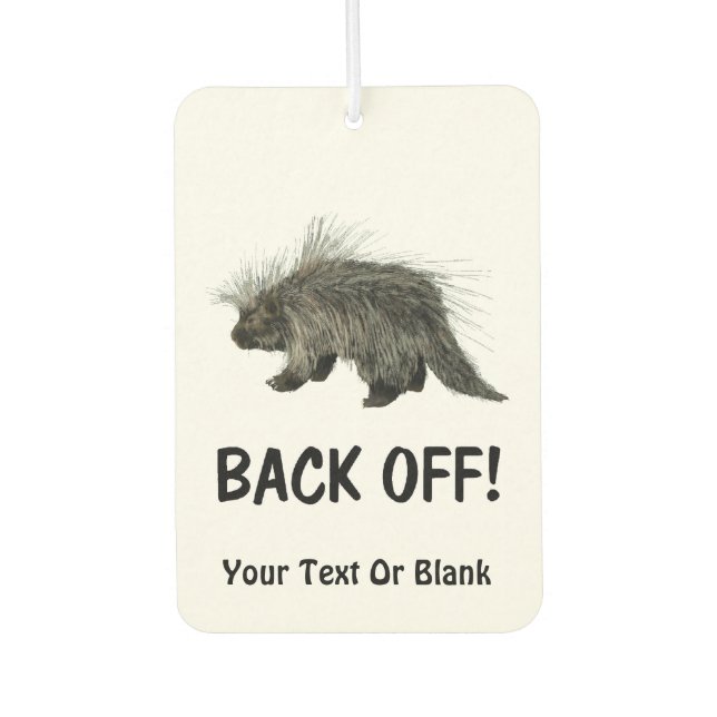 Prickly Porky Air Freshener (Front)