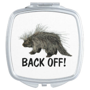 Prickly Porky - Back Off! Compact Mirror