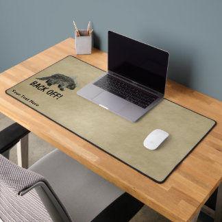 Prickly Porky - Back Off Desk Mat
