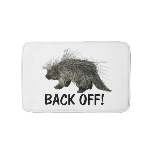 Prickly Porky Bathroom Mat (Front)