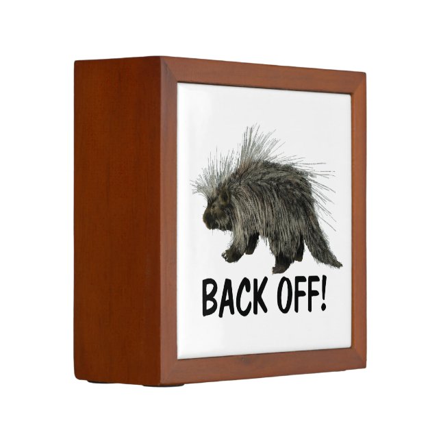 Prickly Porky Desk Organizer (Left)