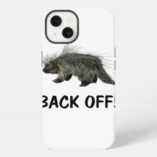 Prickly Porky Iphone Case (Back)