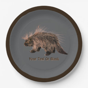 Prickly Porky Paper Plates