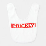 Prickly Stamp Baby Bib