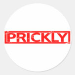 Prickly Stamp Classic Round Sticker