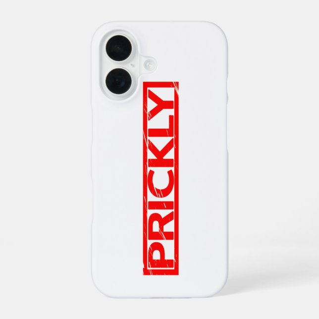 Prickly Stamp Iphone Case (Back)
