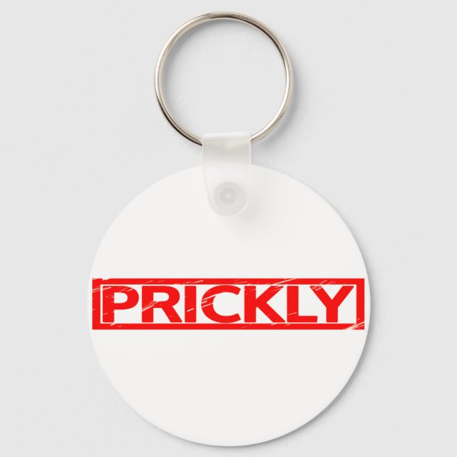 Prickly Stamp Keychain (Front)
