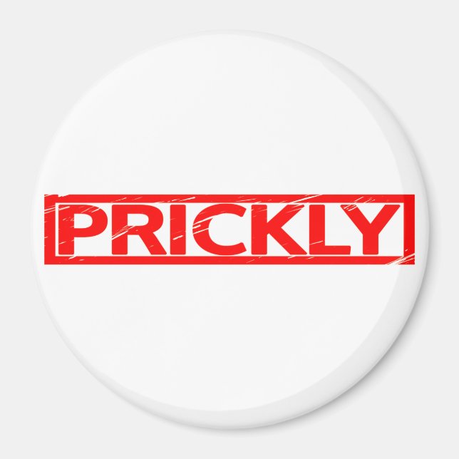 Prickly Stamp Magnet (Front)