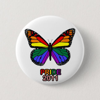 Pride 2011 butterfly button