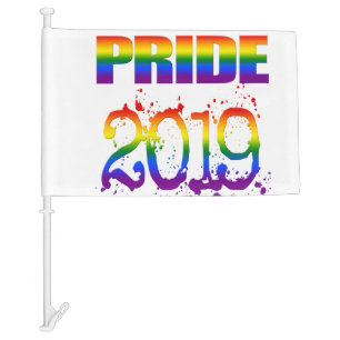 Pride 2019 LGBT Rainbow Flag Text LGBTQ Gay Love