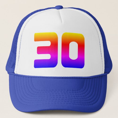 Pride 30th Birthday Party Trucker Hat