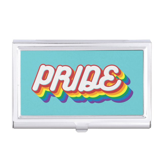 Pride | 70's Style Business Card Case (Front)