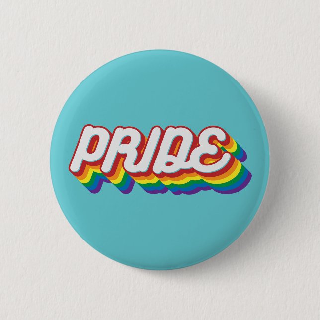Pride | 70's Style Button (Front)