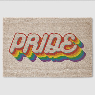 Pride 70's Style Fiber Doormat