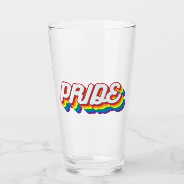 Pride | 70's Style Glass (Front)