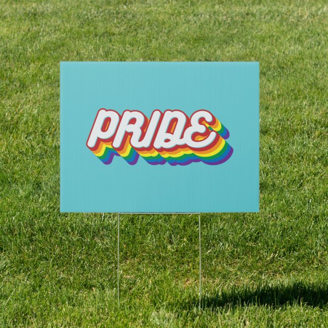 Pride | 70's Style Sign (Insitu)