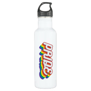 Pride 70's Style Stainless Steel Water Bottle