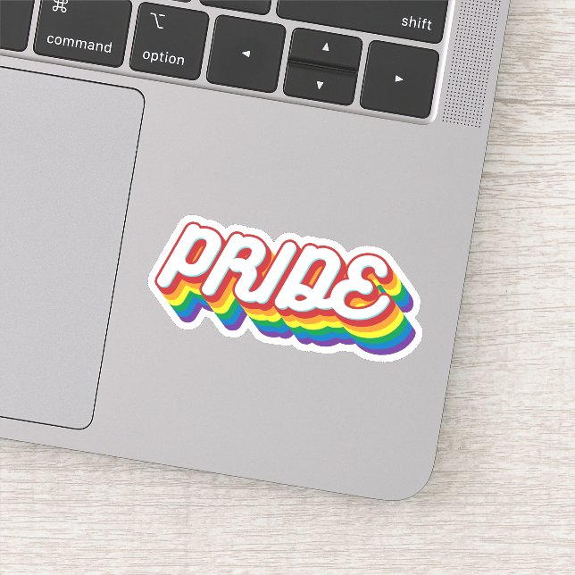 Pride | 70's Style Sticker (Detail)