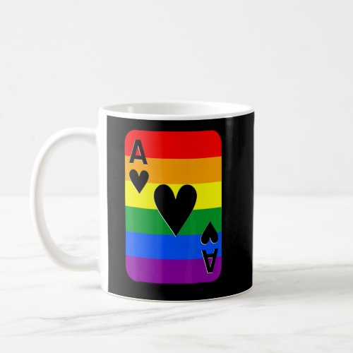 Pride Ace Playing Card Lgbt  Coffee Mug