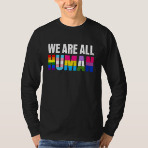 Pride Ally Equality Bi Bisexual Trans Queer Human  T-Shirt