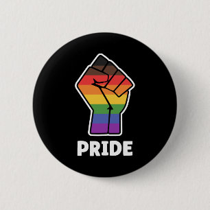Pride Alternative Pride Fist Design for Equality Button