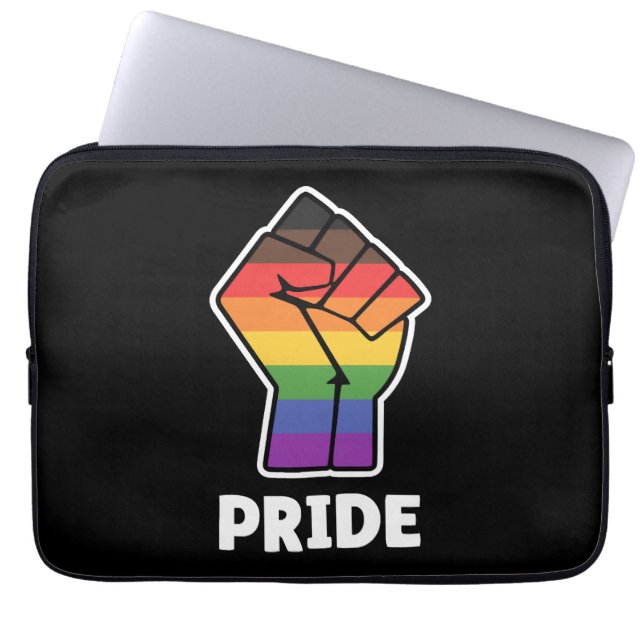 Pride Alternative Pride Fist Design for Equality Laptop Sleeve (Front)