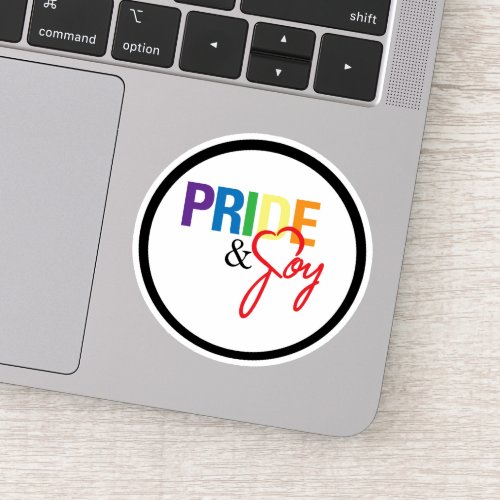 Pride and Joy Logo Vinyl Sticker