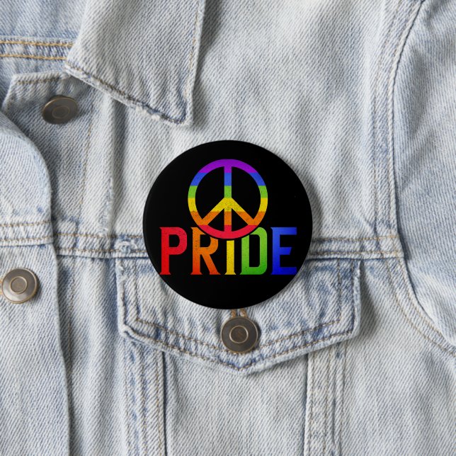 Pride and Peace Button (In Situ)