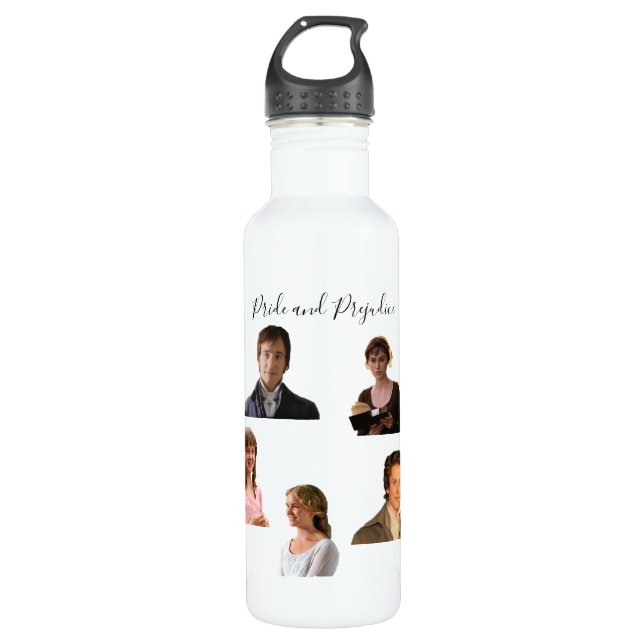 Pride and Prejudice 2005 Stainless Steel Water Bottle (Front)