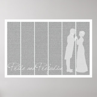 Pride and Prejudice 24x36 full text poster
