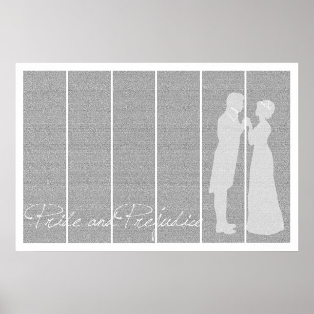 Pride and Prejudice 24x36 full text poster (Front)