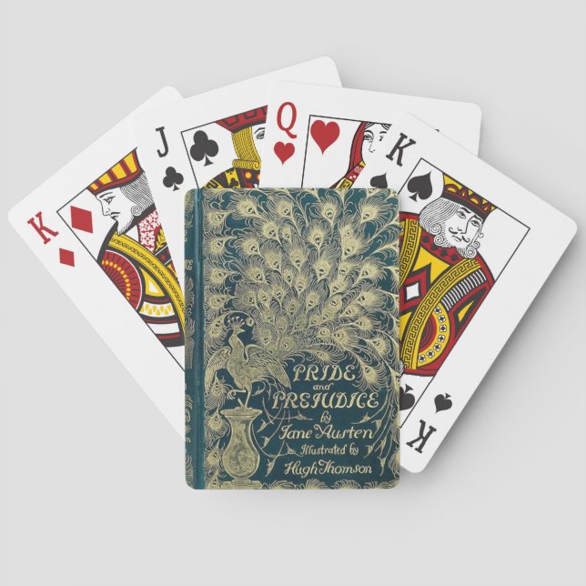 Pride and Prejudice back playing cards (Back)