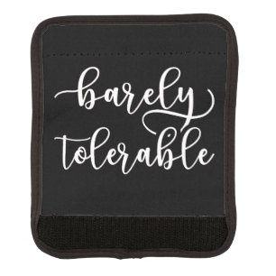 Pride And Prejudice - Barely Tolerable I Luggage Handle Wrap