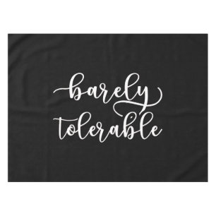Pride And Prejudice - Barely Tolerable I Tablecloth