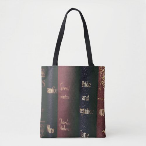 Pride and Prejudice Book Cover Tote Bag