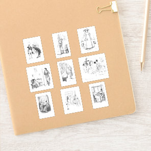 Pride and Prejudice Crafting Set Jane Austen Sticker