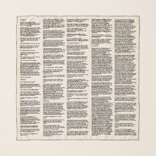 Pride and Prejudice Customizable Text Blocks Book Scarf