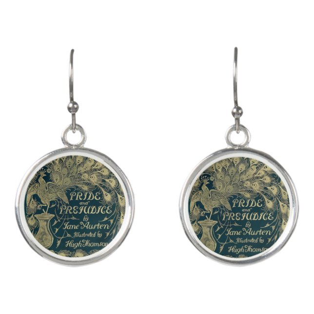 Pride and Prejudice earrings (Front)