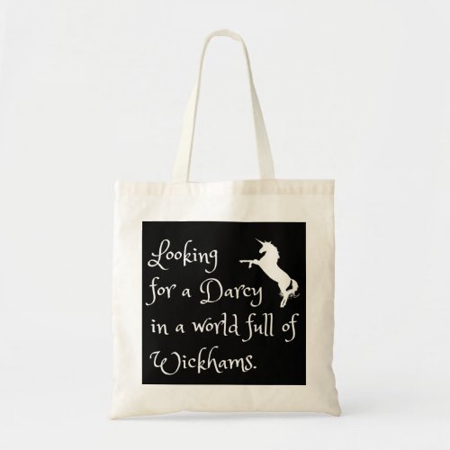 Pride and Prejudice Funny Darcy Jane Austen Tote Bag