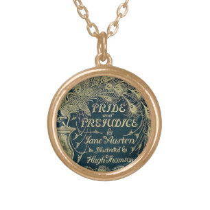 Pride and Prejudice gold-plated necklace