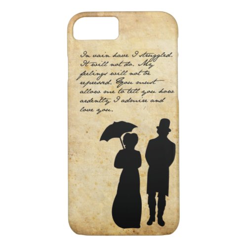 Pride and Prejudice iPhone 7 case