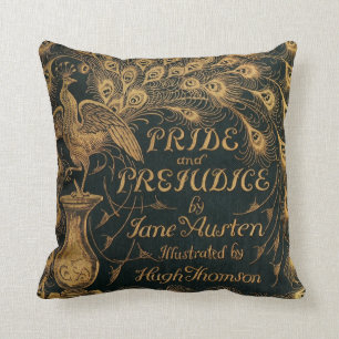Pride and Prejudice Jane Austen (1894) Throw Pillow