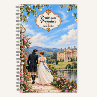 Pride and Prejudice Jane Austen Literary Notebook