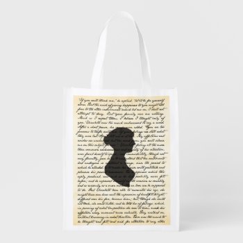 Pride And Prejudice Jane Austen Reusable Bag by AustenVariations at Zazzle