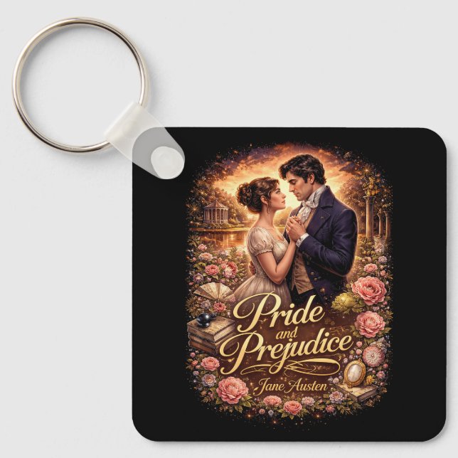 Pride and Prejudice Keychain (Front)