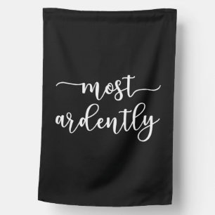 Pride And Prejudice Mr. Darcy - Most Ardently I House Flag