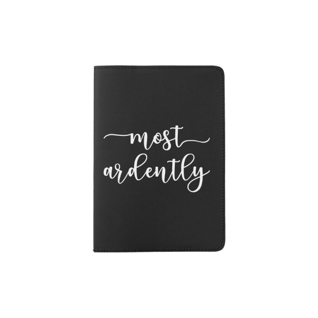 Pride And Prejudice Mr. Darcy - Most Ardently I Passport Holder (Front)
