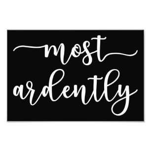 Pride And Prejudice Mr. Darcy - Most Ardently I Photo Print