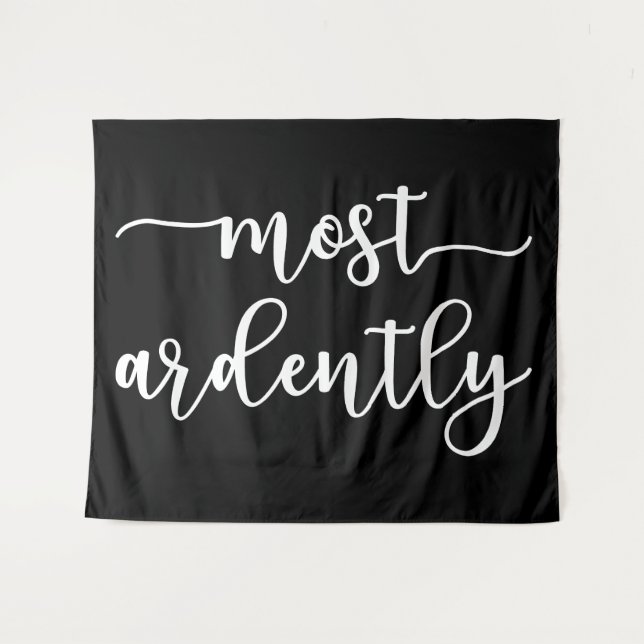 Pride And Prejudice Mr. Darcy - Most Ardently I Tapestry (Front (Horizontal))