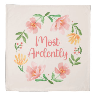 Pride And Prejudice Mr. Darcy - Most Ardently III Duvet Cover